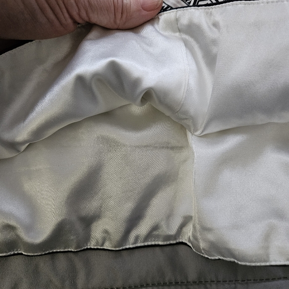 White House Black Market Black and White Geometric Strapless Top Size 2 - Picture 7 of 10